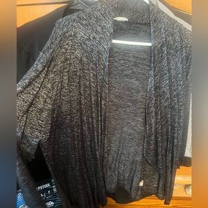 Black Multi Cardigan, Size 1X